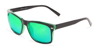 stokes polarized retro square sunglass black green|Retro Inspired Glasses and Sunglasses .